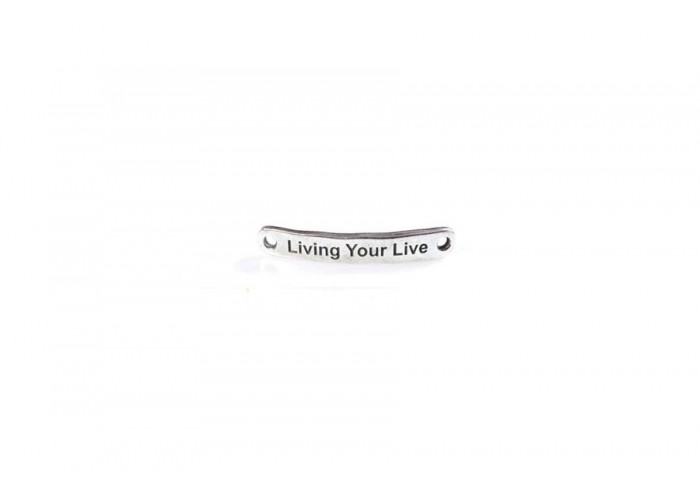 Pulsera frase (Living your...