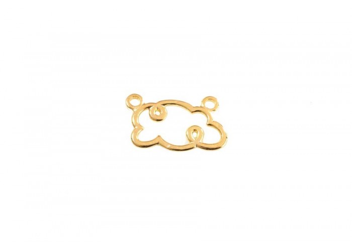 Colgante dos aros nube...