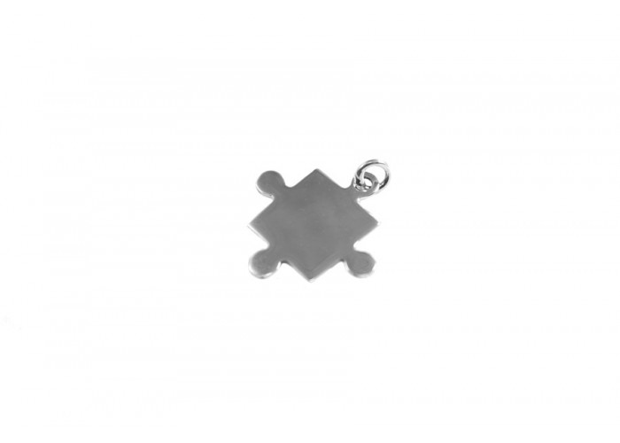 Colgante Puzzle 22 mm plata...