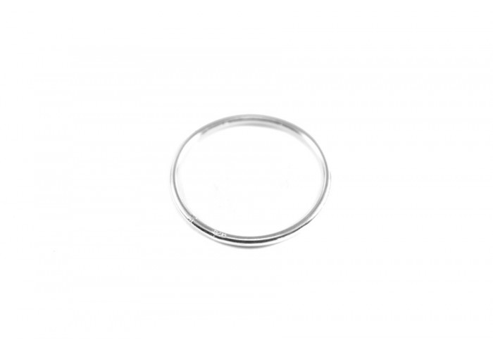 Colgante Aro 20 mm plata de...