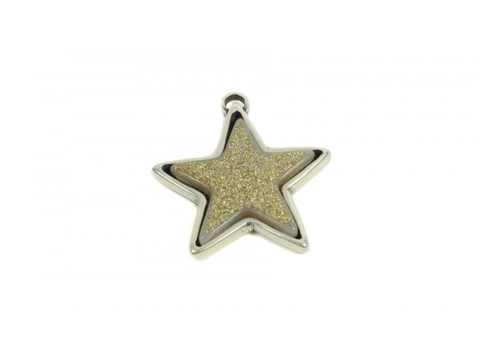 Colgante Zamak baño plata y...