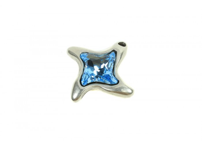 Colgante Zamak baño plata y...