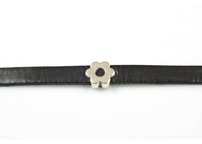 Entrepieza flor plateada...