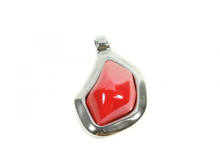 Colgante Zamak baño plata y...