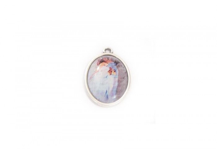 Medalla med  oval mujer...