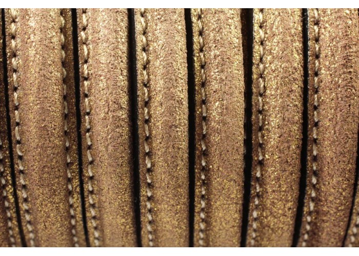 Cuero media caña bronce...