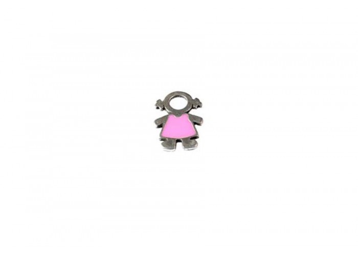 Colgante niña esmaltado...