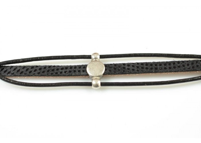 Entrepieza redonda lisa dos...