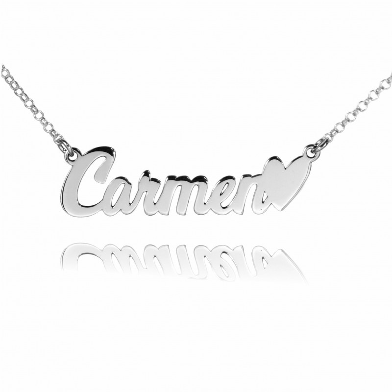 Collar con Nombre+Corazón...