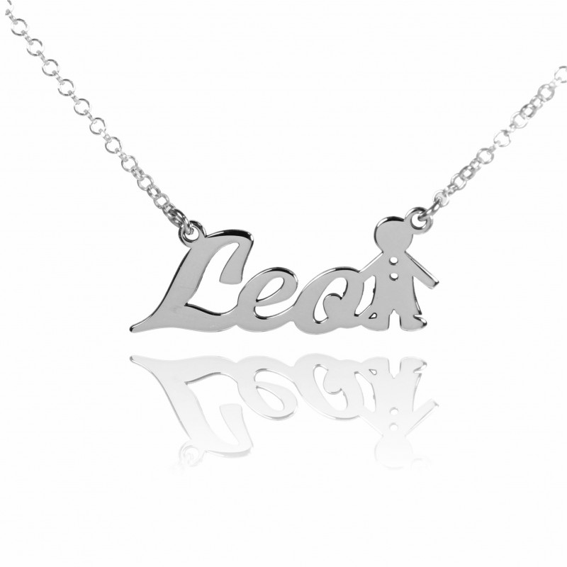 Collar con nombre en Plata...