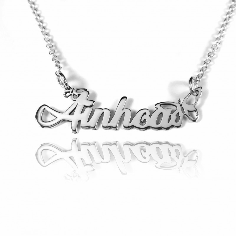 Collar con Nombre aro con...