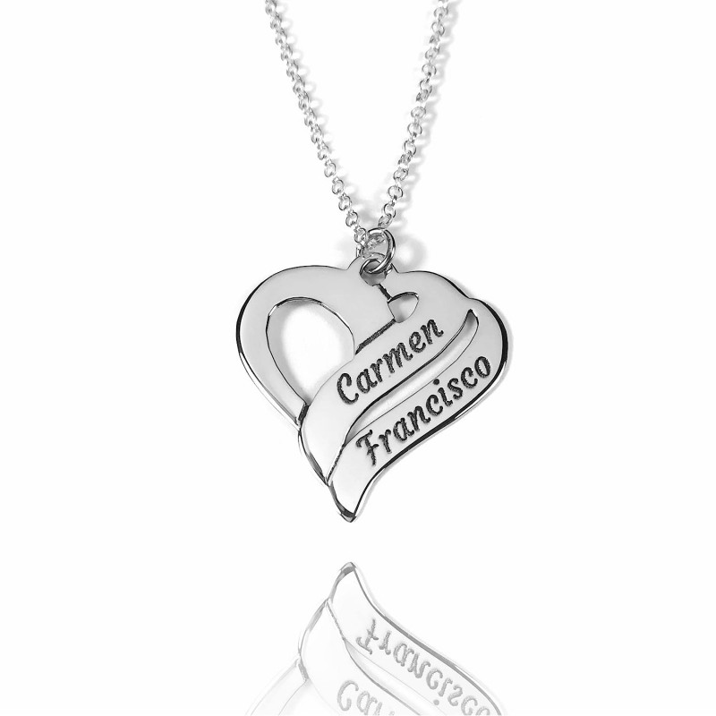 Collar Corazón con dos...