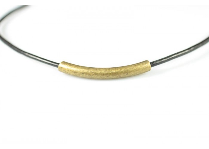 Tubo curvo liso 40mm 2.5mm...