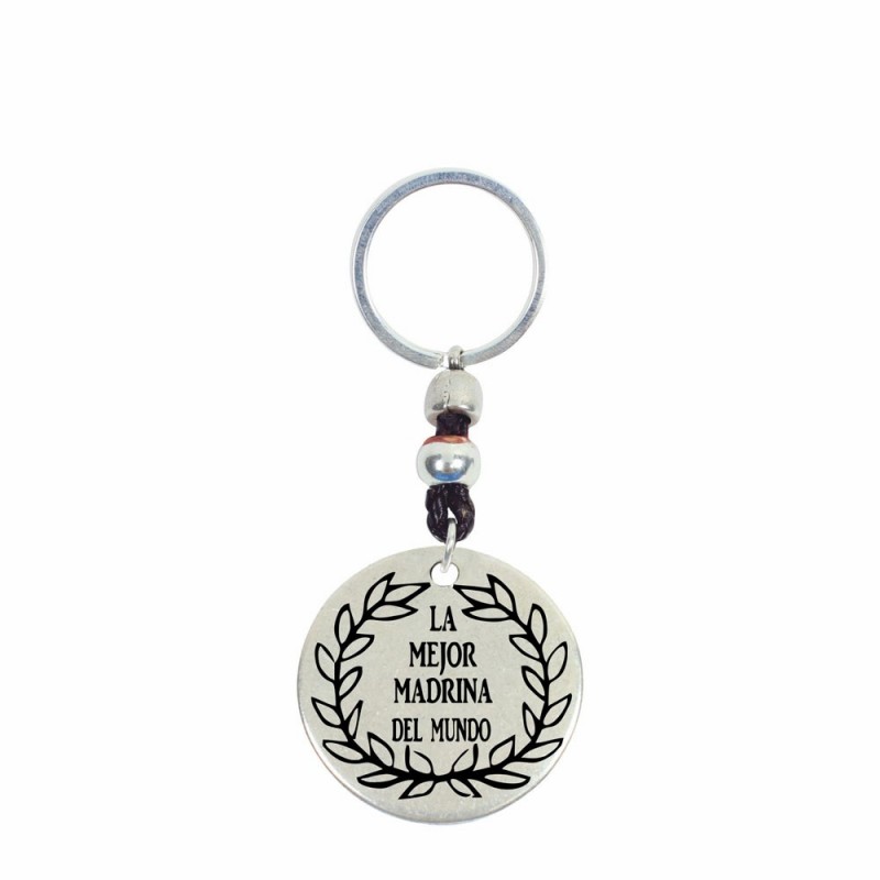 Llavero Zamak baño plata y...