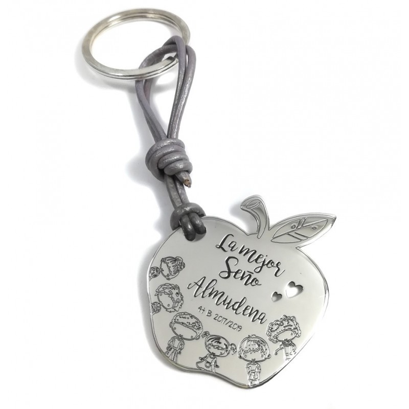 Llavero Manzana La mejor...