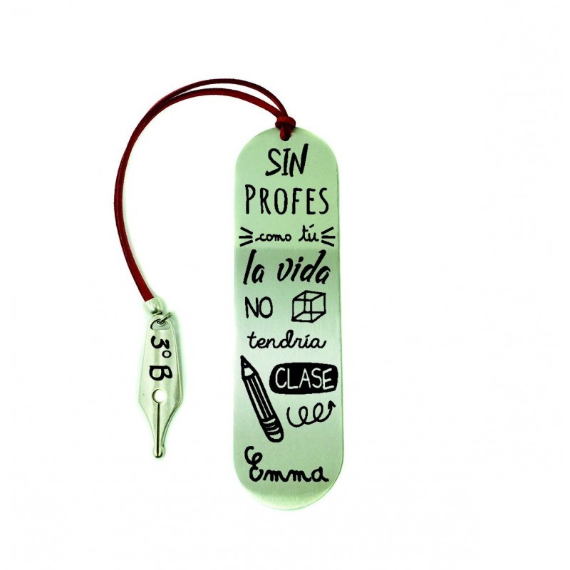 Marcapáginas "Sin profes...