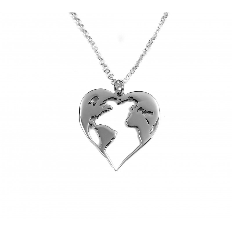 Colgante Corazón MUNDO...