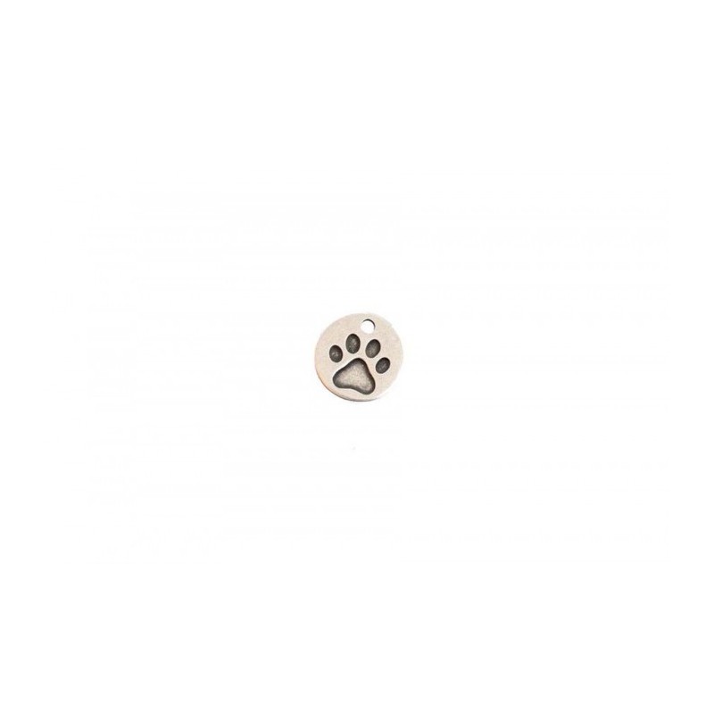 Colgante medalla huella 18mm