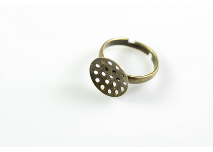 Base anillo latón 12mm para...