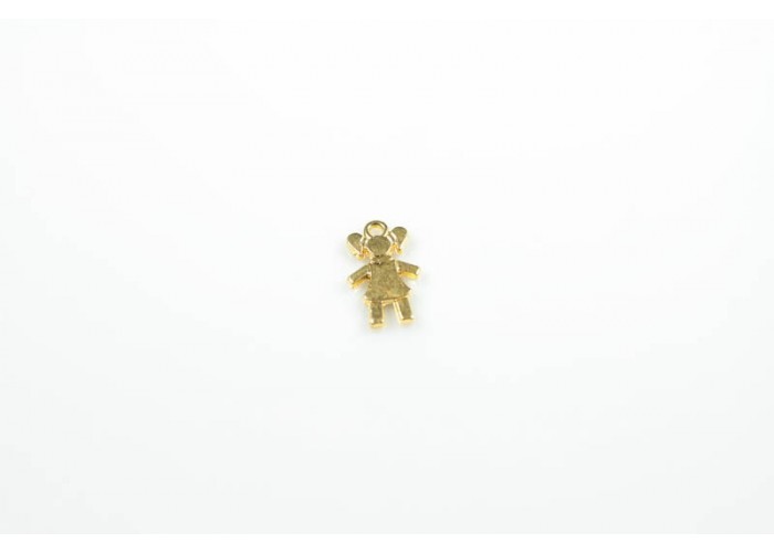 Colgante niña 17mm mini ORO